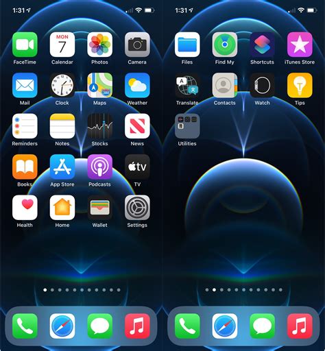 Home Screen iOS 16