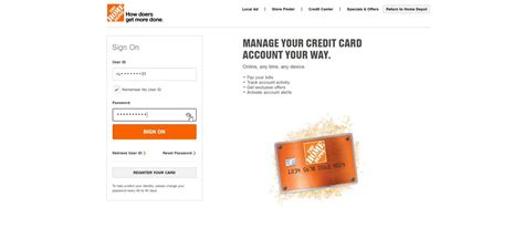 Unlock Exclusive Perks with Home Depot Credit Card Sign In – Enhance Your Home Shopping Experience!