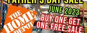 Home Depot Father's Day Ad