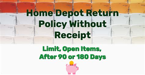 Home Depot's Hassle-Free Return Policy for No Receipt Purchases