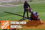 Home Depot Trencher