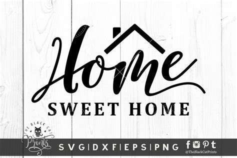 Download Home Sweet Home Svg DXF EPS Cut... DXF Files