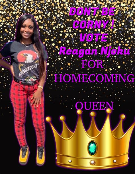 Homecoming Queen Poster Template