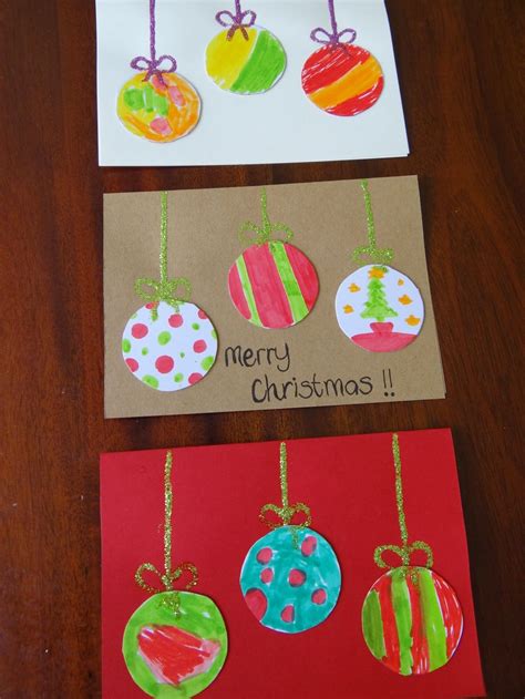 Homemade Christmas Card Ideas For Kids To Make