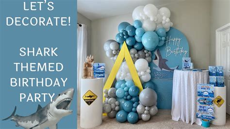Make a Splash with Homemade DIY Shark Party Decorations