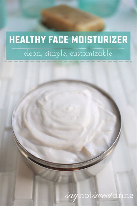 Homemade Face Moisturizer
