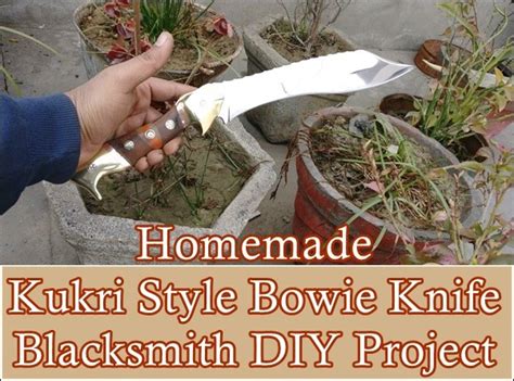 Homemade Kukri Knife