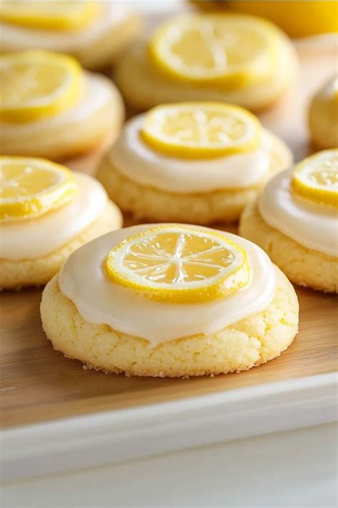 Soft Frosted Lemon Cookies Recipe