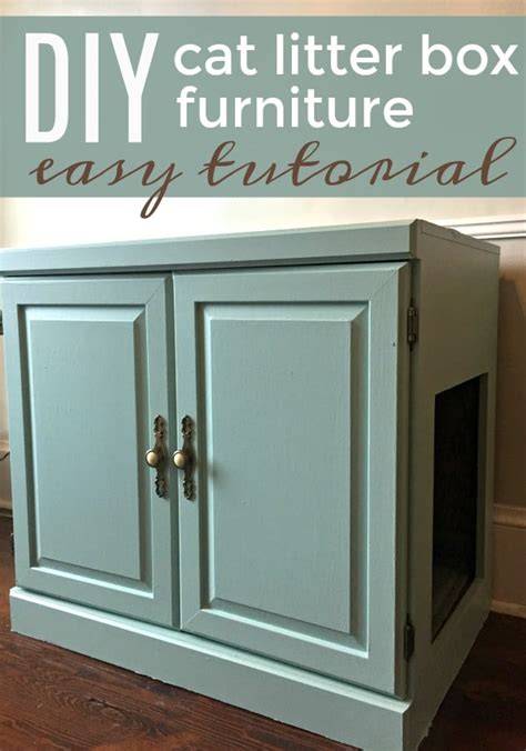 Transform Your Cat's Needs into Style with DIY Homemade Litter Box Furniture: A Touch of Creativity That Will Leave Your Kitty Content!