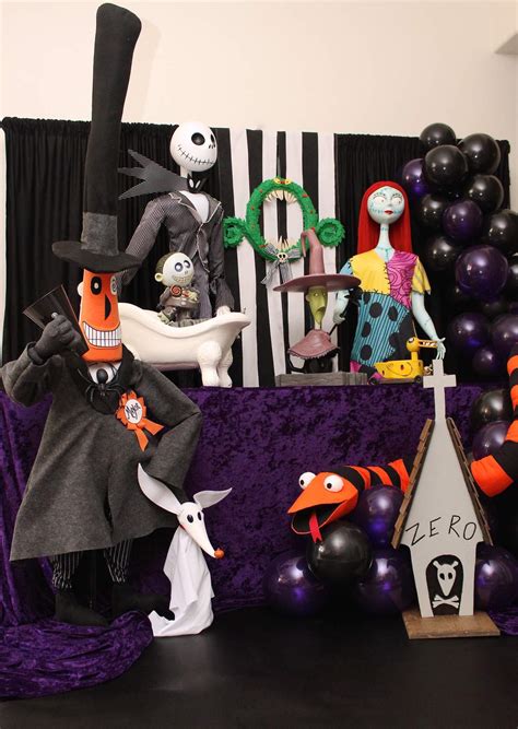 DIY Nightmare Before Christmas Party Decor: Spooky & Festive Ideas