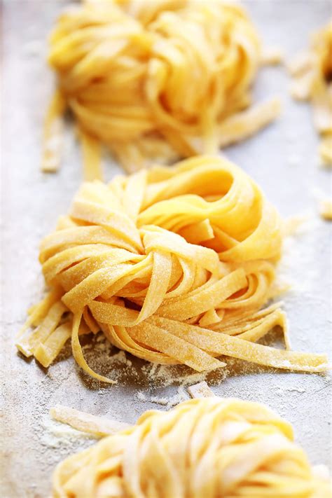 Homemade pasta