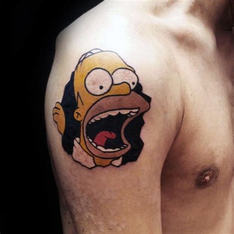 Homer Simpson tattoo The Simpsons tattoo Everyone is
