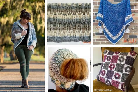 Homespun Yarn Crochet Patterns