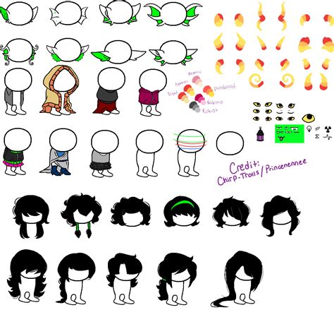 Homestuck Clothes plus Bases Sprite Sheet by blahjerry on DeviantArt