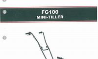 Honda FG100 Tiller Manual