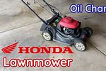 Honda Lawn Mower Oil