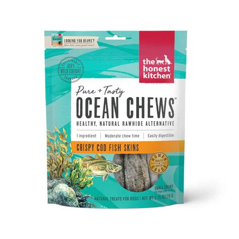 Discover the Ocean's Delight with Honest Kitchen Fish Skins - A Healthy and Delicious Treat for Your Furry Friend!