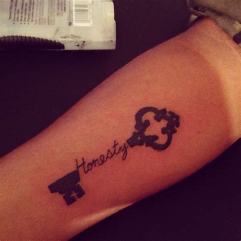 Honesty is the Key to Happiness Tattoo Cool Tattoos Online