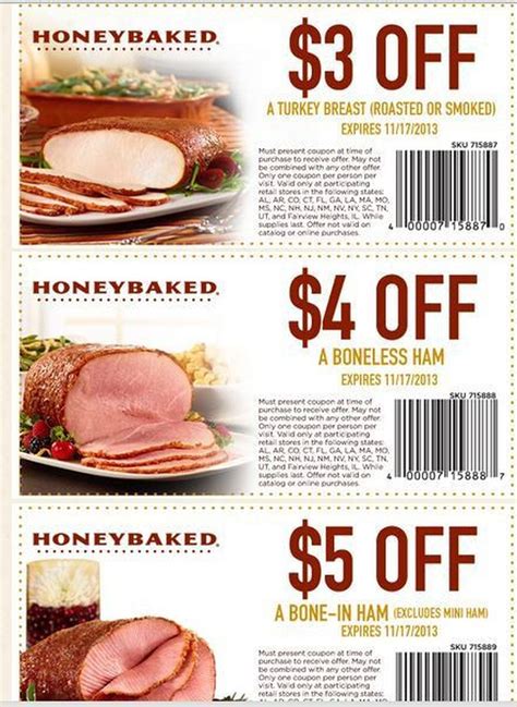 Honey Baked Coupons Printable