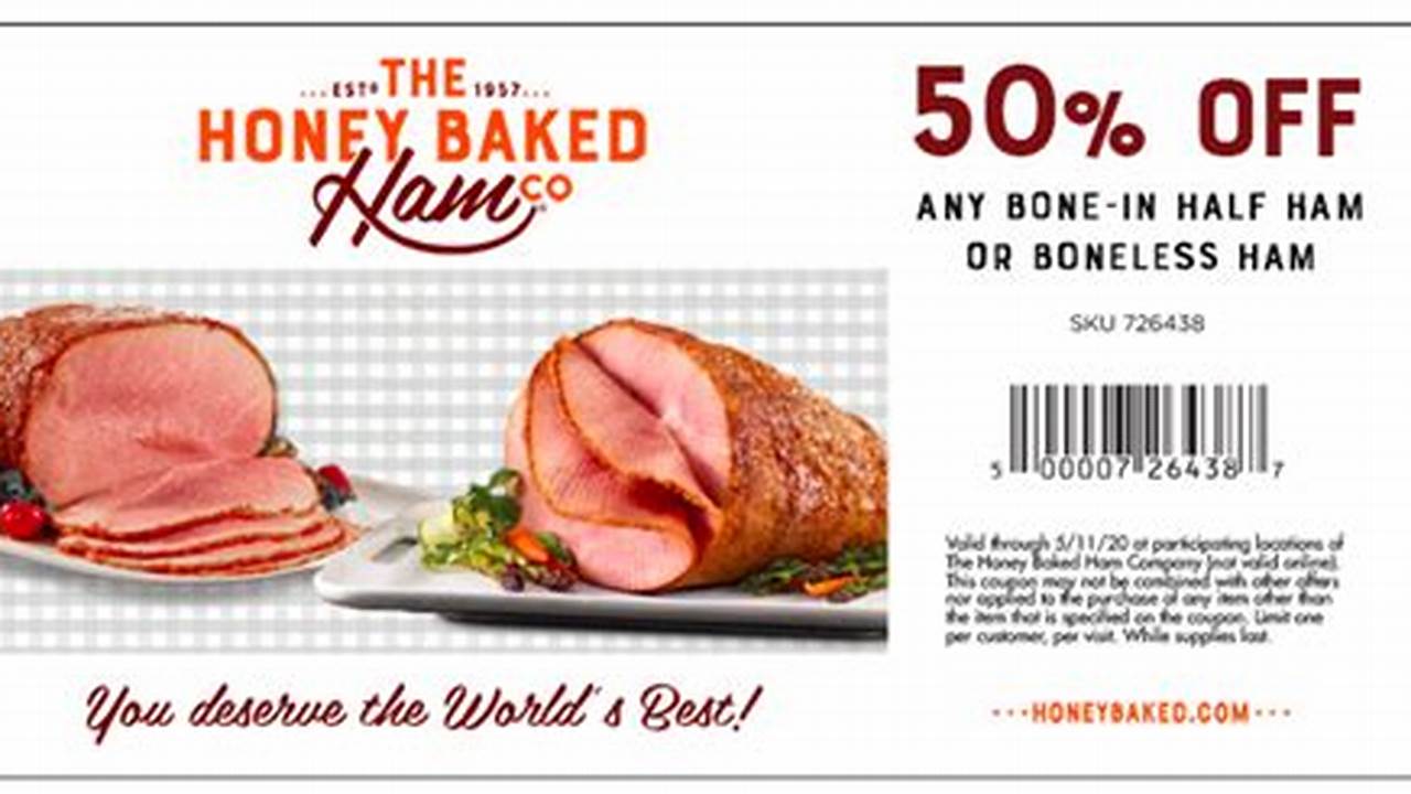 Honey Baked Ham Coupons 2024 Printable Free