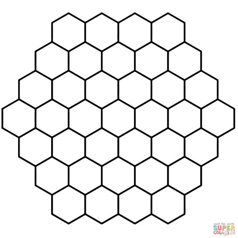 Honeycomb Coloring Page