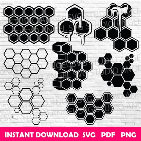 Download Honeycomb Logo Cut Files