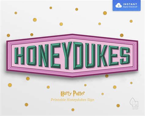 Honeydukes Printable Sign