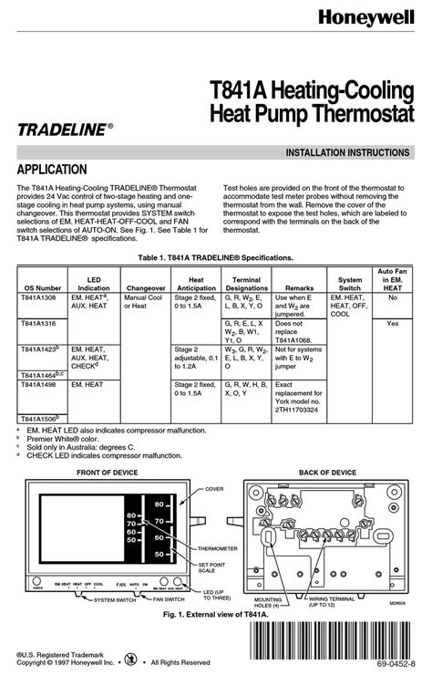 Honeywell-T841A-Thermostat-User-Manual.php