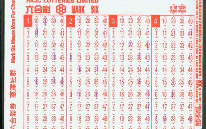 Hong Kong Lottery Tickets