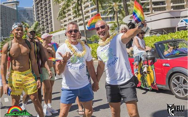 Honolulu Gay Pride Parade Participants