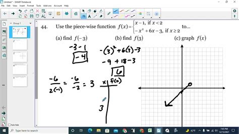 Honors Algebra 2 - Piecewise Functions - YouTube