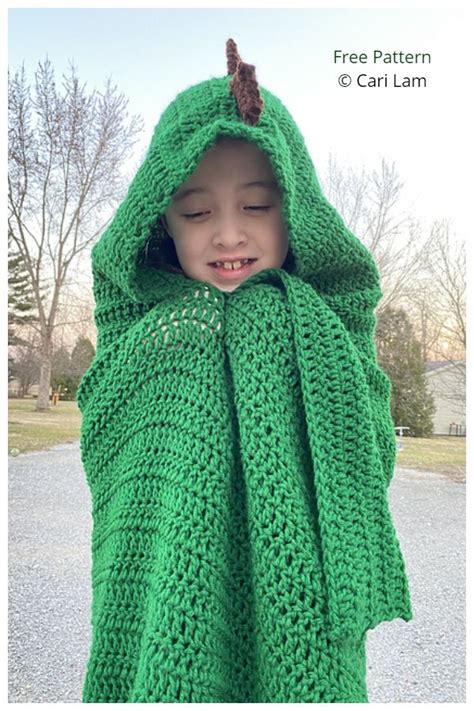 Hooded Blanket Crochet Pattern Free