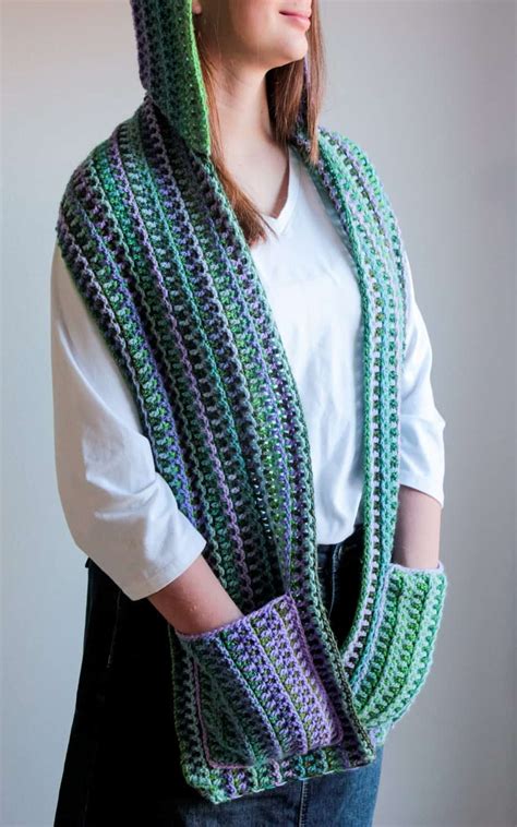 Hooded Scarf Crochet