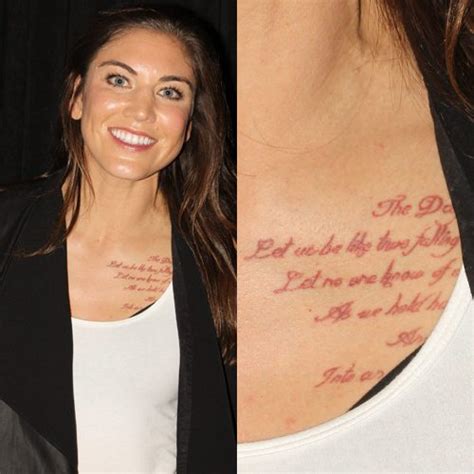 Hope Solo Tattoo Quotes. QuotesGram