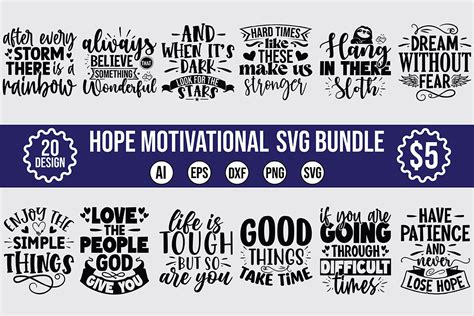 Download Hope Motivational Bundle Files DXF Files