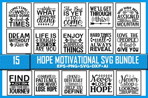 Download Hope Motivational Bundle Files Free PSD Mockups