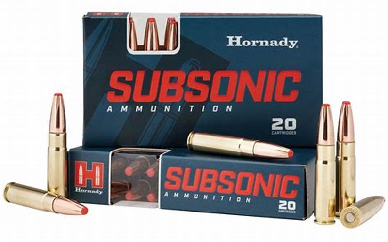 Hornady Sub X 300BLK: The Ultimate Subsonic Ammo for Your Firearm