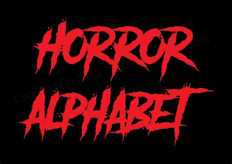 Horror Movie Fonts Free