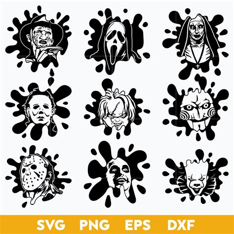 Unleash Your Inner Dark Side with These Free Horror SVG Designs!