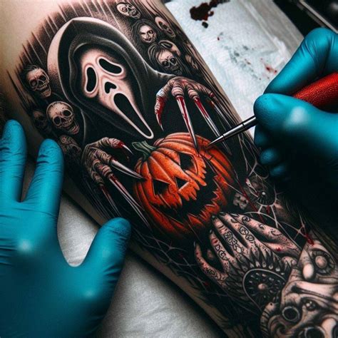 Horror Themed Tattoos