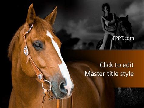 Horse Powerpoint Template