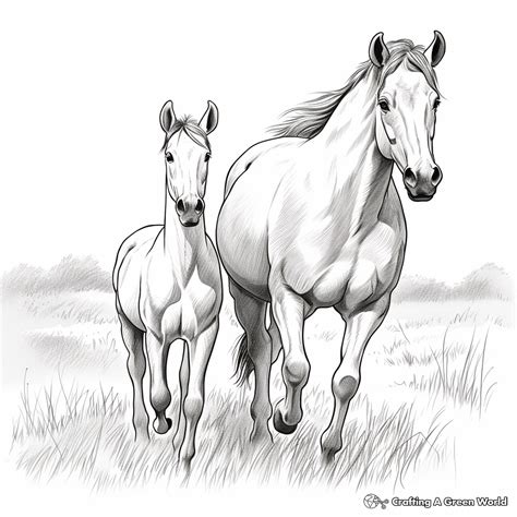 Horse Coloring Pages Realistic