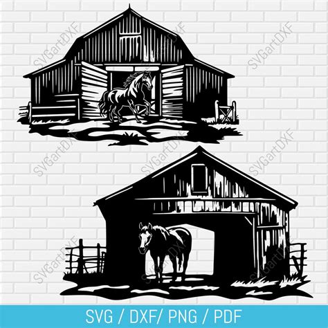 Download Horse Riding Barn Files DXF Files