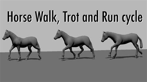 Experience the Majestic Horse Trot Animation: A Stunning Display of Equine Movement