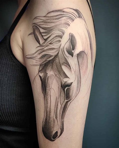 Horse With Tattoo