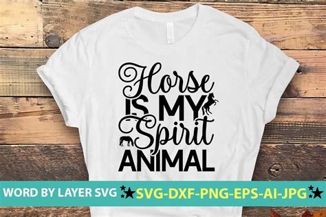 Download Horses Are My Spirit Animal SVG File - SVG Design Commercial Use Free PSD Mockups