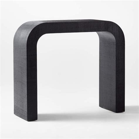 Horseshoe Black Console Table