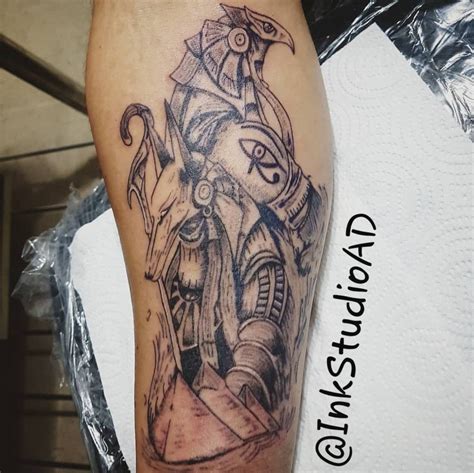 Horus Anubis Tattoo