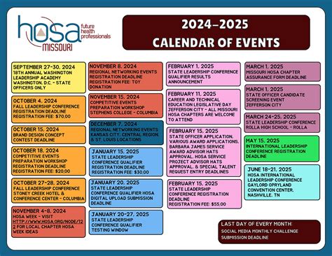 Hosa 2024 Events