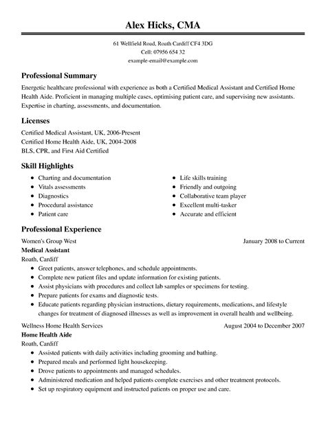 Hospital Resume Template